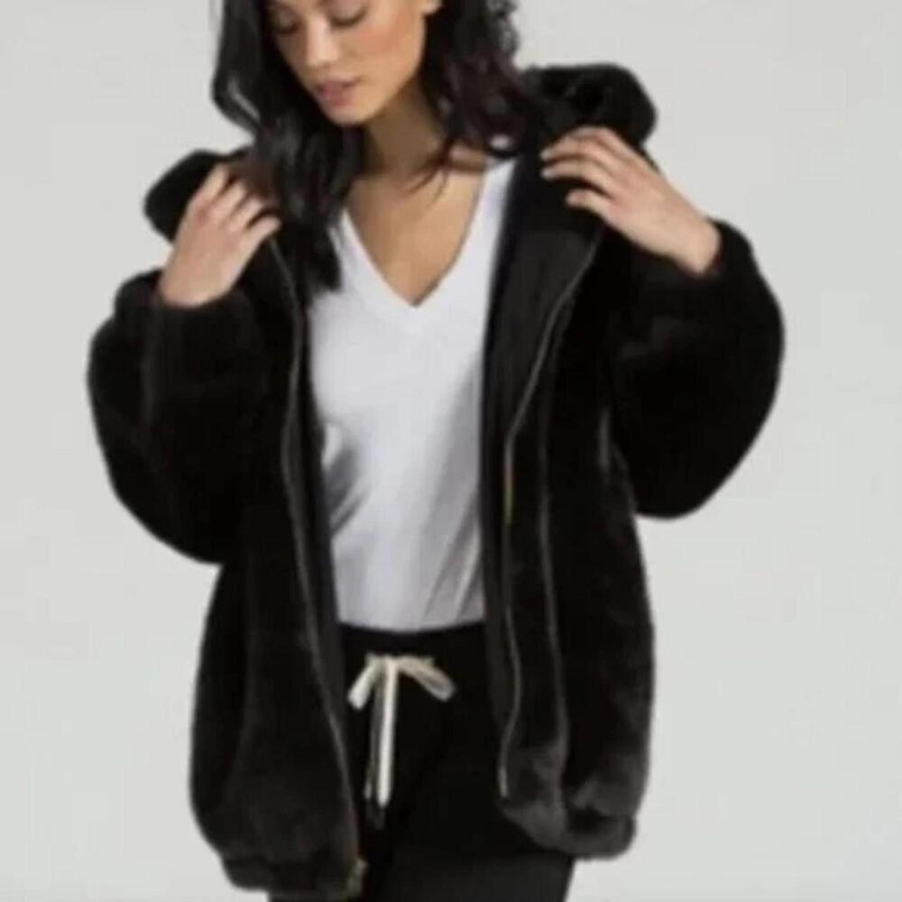 N:philanthropy vegan fur coat small